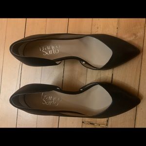 Franco Sarto Black Wedges